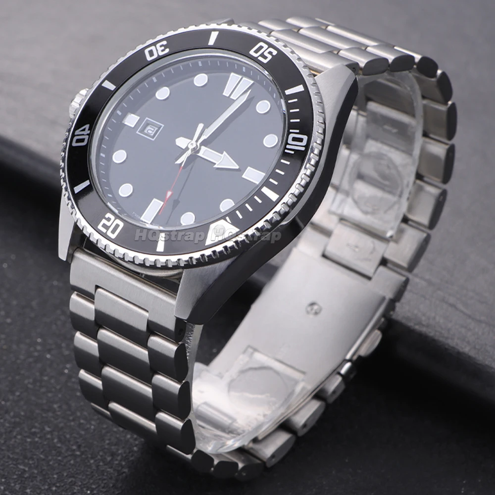 Universal Stainless Steel Quick Release Watch Strap with Folding Buckle