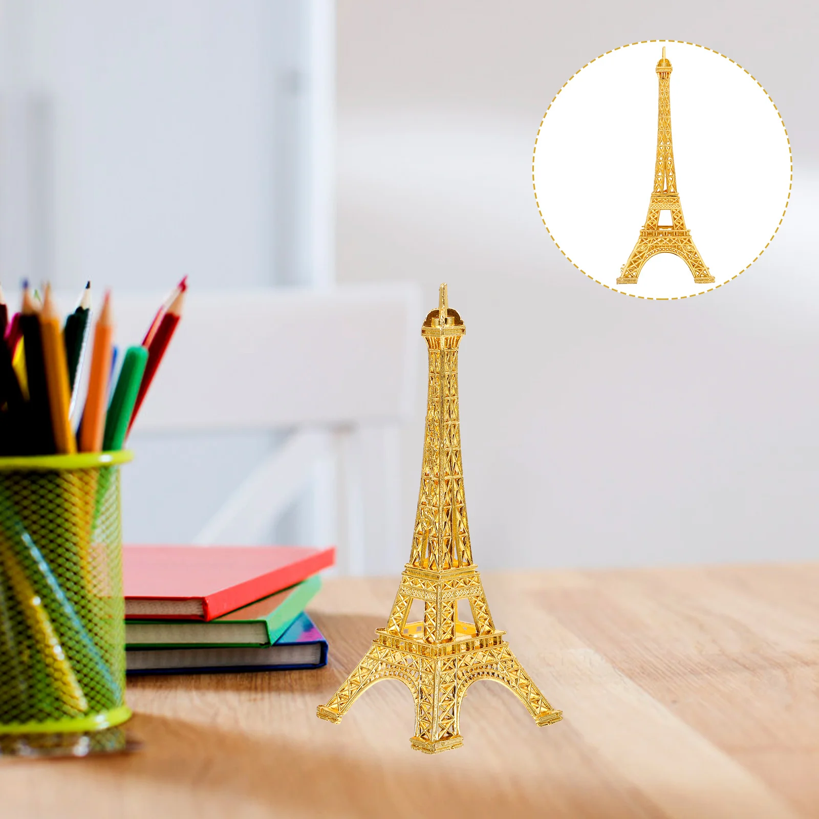 

Vintage Eiffel Tower Model Iron Eiffel Tower Decoration Home Desktop Ornament Retro Eiffel Tower Figurine Office Decoration