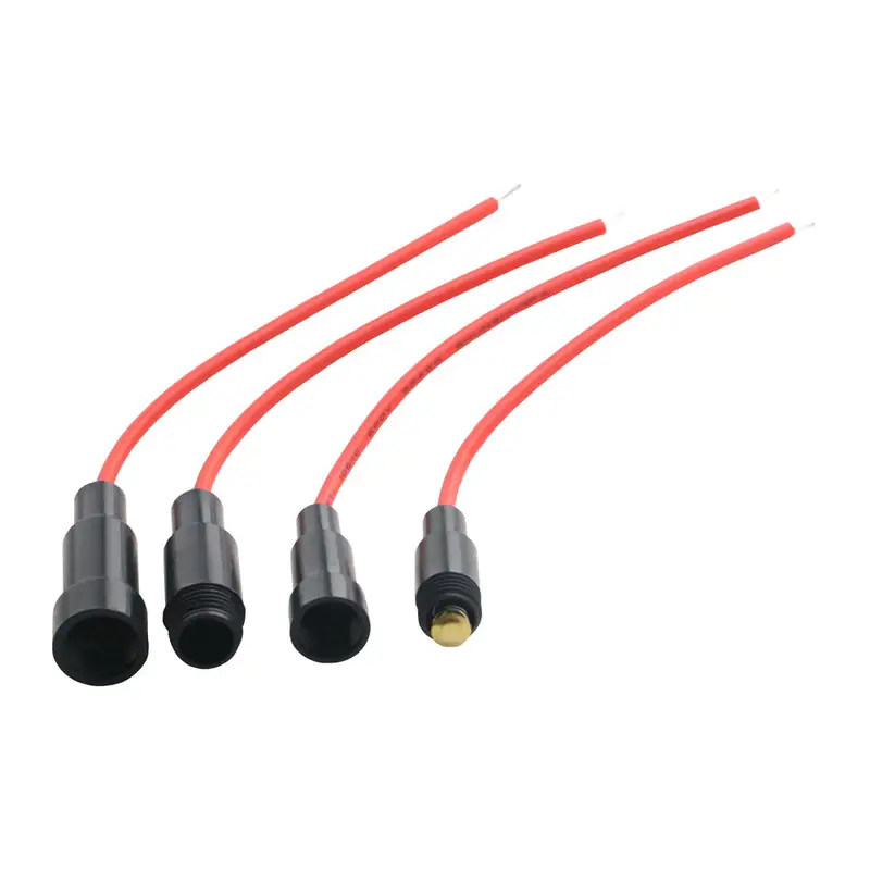 5PCS 5*20mm 6*30mm Glass Fuse Holder Screw Type 5X20mm with 22 20 18 16 14AWG Wire Cable 250V 5X20MM Glass Fuse Tube Fuse Casing - Image 3
