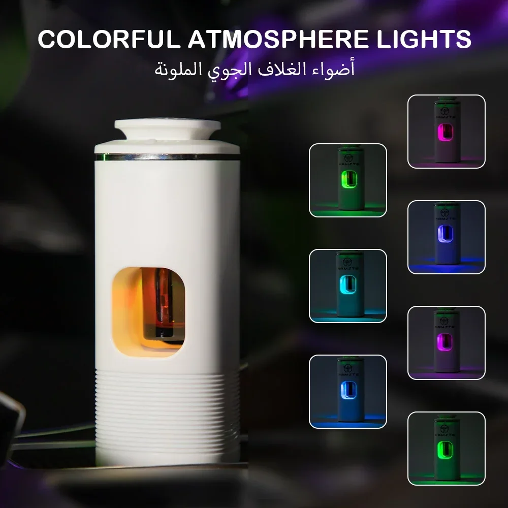 NAMSTE 1000mAh سيارة لتنقية الهواء USB شحن 7-Color...
