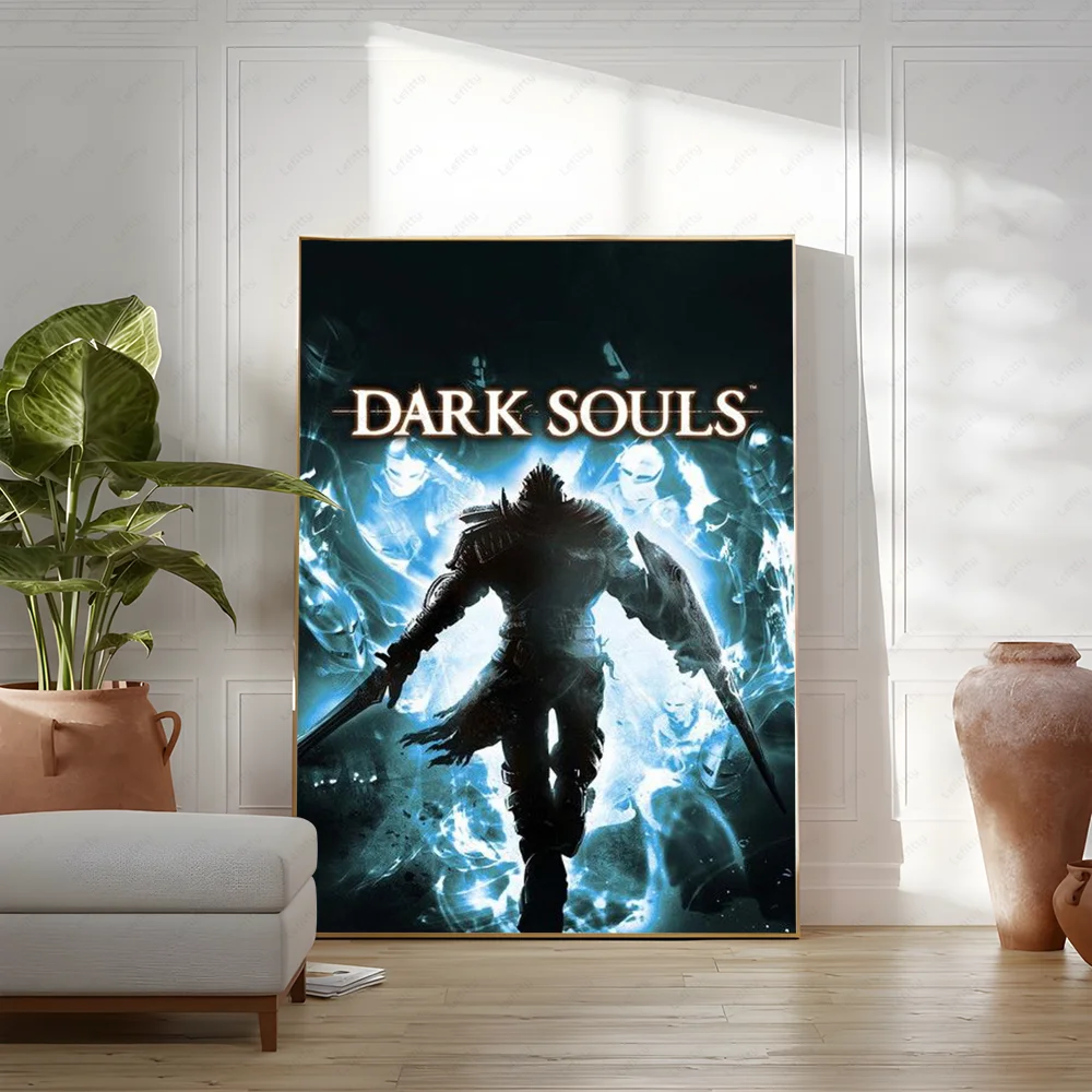 D-DARKs SOUL Hot Game Poster, klebriger Wandkunstdruck, wasserdicht, für Zuhause, Wohnzimmer, Schlafzimmer, Bar, Flur, ästhetisches Dekor – Detail 8