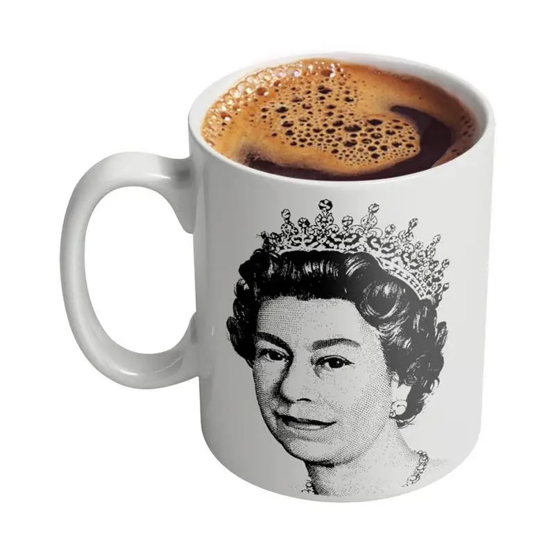 Queen Elizabeth II Memorial Microwavable Coffee Cups