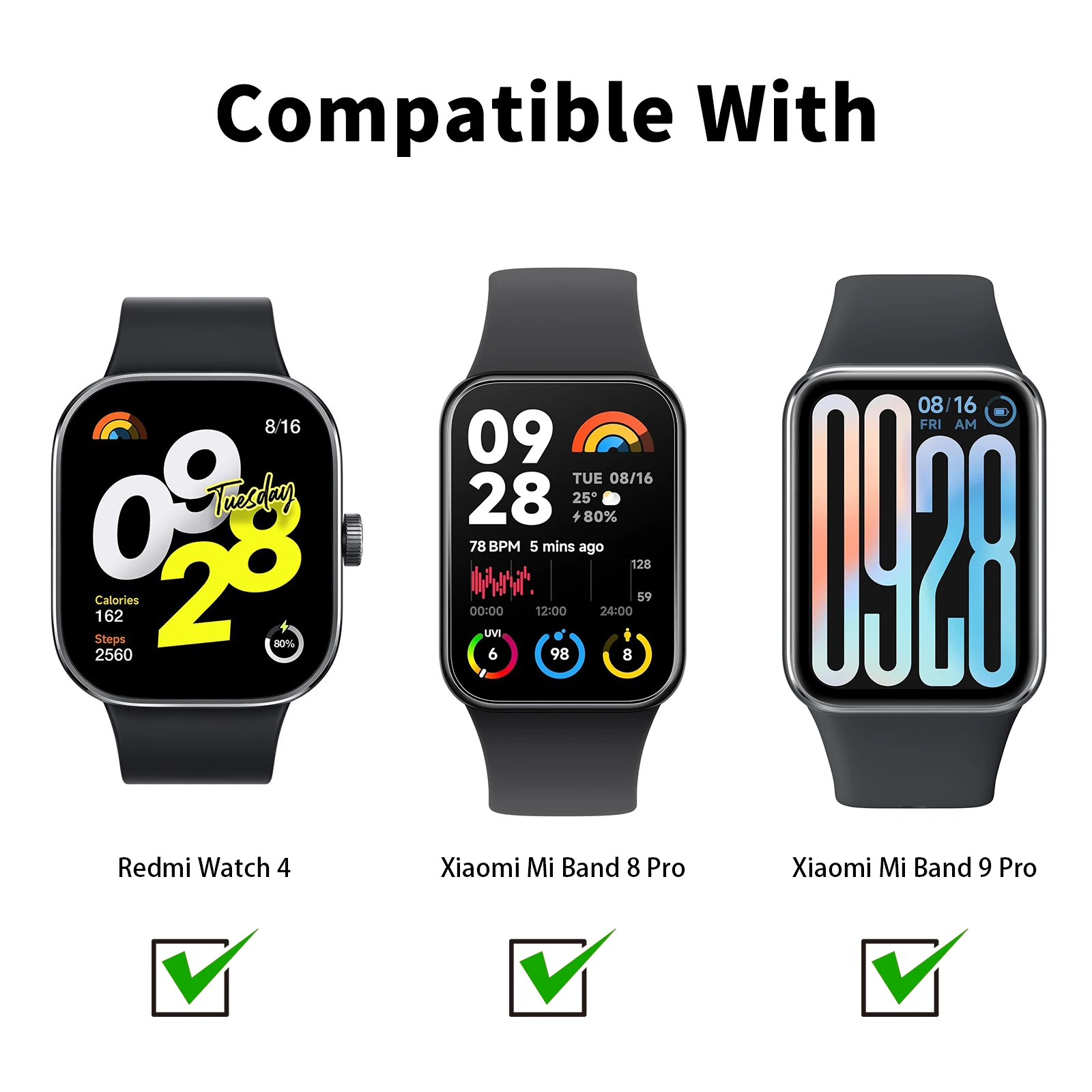 Silicone Strap Wristband Replacement for Smart Watches - Universal Fit and Style Accessories