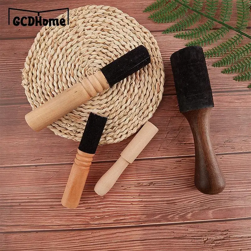 1PC Tibetan Singing Bowl Leather Stick Handmade Tibetan Buddhist Meditation Singing Bowl Leather Mallet 3