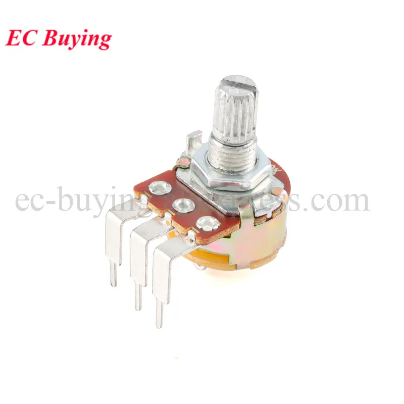 3pin With Switch 15MM Bend Foot 5K 10K 20K 50K 100K 500K B5K B10K B20K B100K B500K Potentiometer,multiturn potentiometer,linear potentiometer,rotary potentiometer,trimmer potentiometer,electronic components