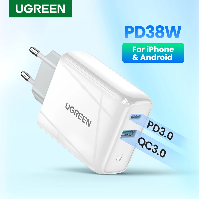 Ugreen 36W Fast USB Charger Quick Charge 4.0 3.0 Type C PD Fast Charging for iPhone 12 USB Charger with QC 4.0 3.0 Phone Charger|Mobile Phone Chargers| - AliExpress