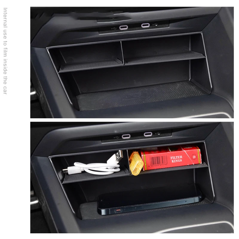 

Car Central Armrest Organizer Holder For VW Volkswagen Golf 8 MK8 CD1 2020-2022 Golf8 Center Console Storage Box Car Accessories