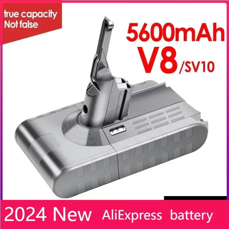 

Dyson V8 V7 Vacuum Cleaner Battery SV10 5000mAh 21.6V Full/Fluffy/Animal Cleaning Battery and 4.0mAh Replacement Li-Ion Battery