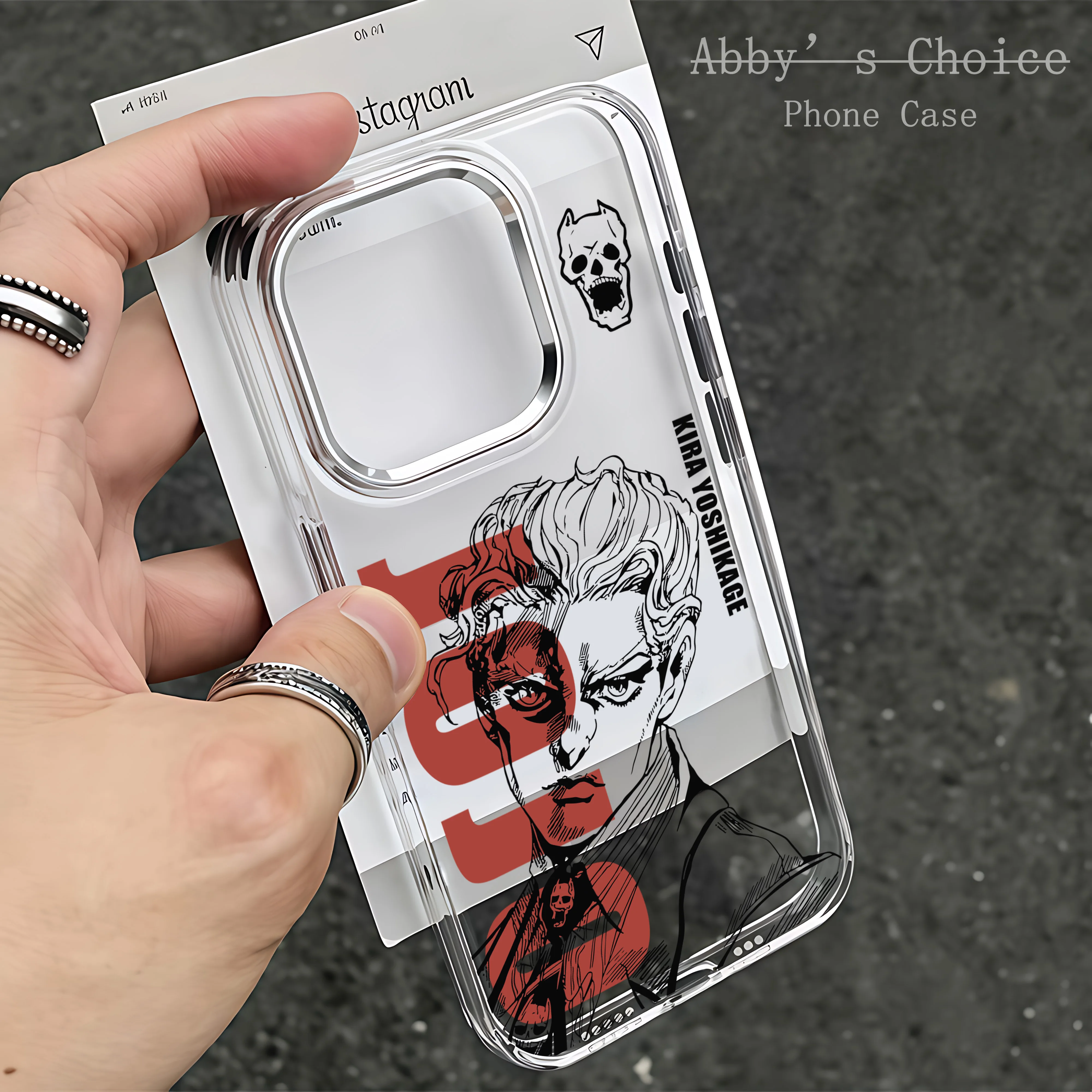 Steel Ball Run Jojo Gyro Zeppeli Transparent Phone Case