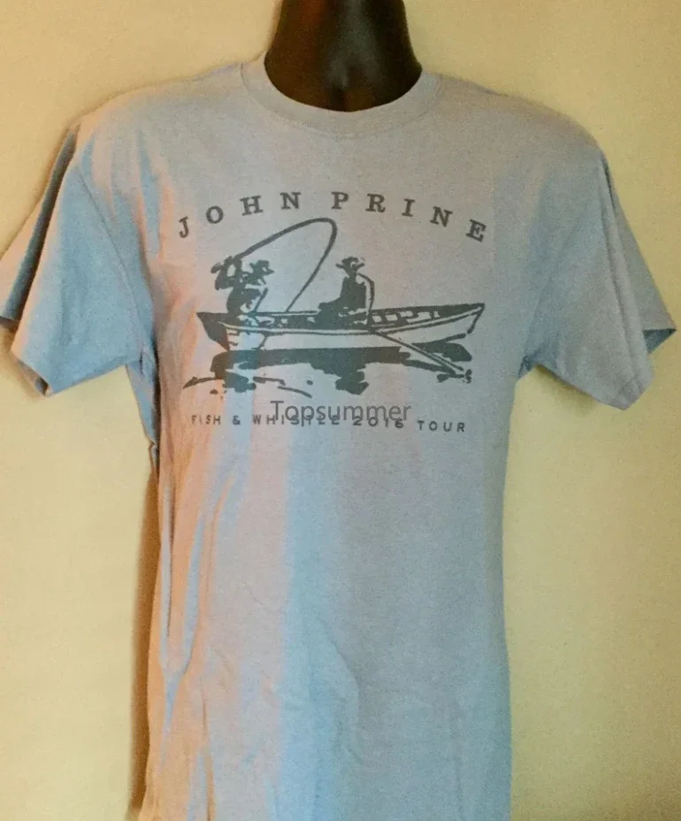 

John Prine 2016 World Tour T-Shirt Retro Shirt Kl3742