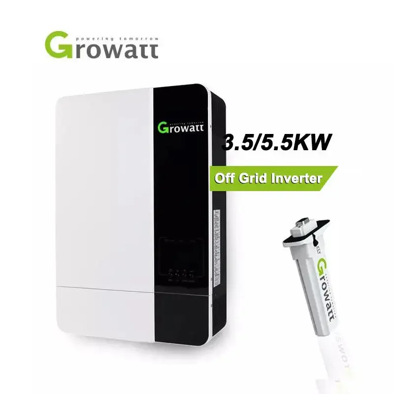 Growatt Inversor Solar Off Grid Estoque No Brasil 5Kva One Phase Solaire Inversories Smart Energy Management Con Rs485