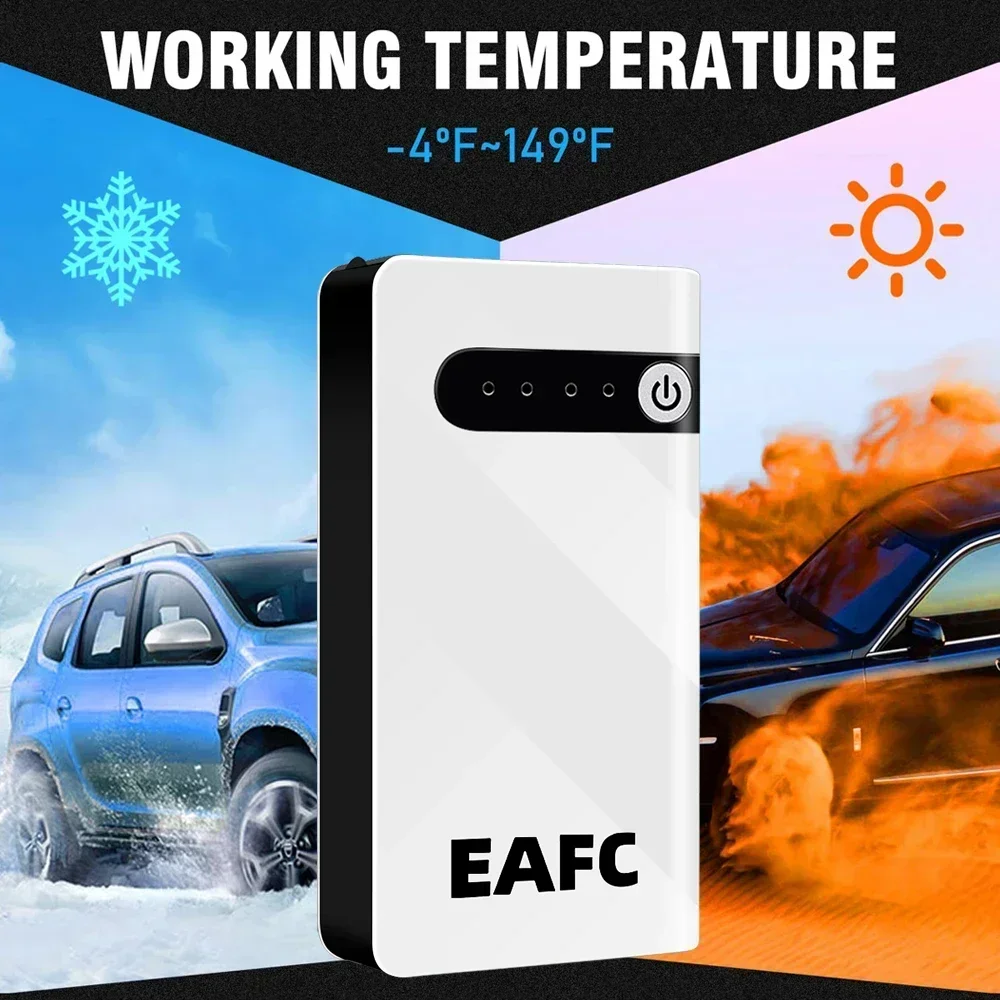 Portable Jump Starter Multi-function Power Bank 600A Emergency Booster Car Battery Charger 12V Gasoline and Diesel Vehicles