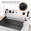 20L Electric Fryer 4.8KW French Fries Machine Hot Dog Sausage Fried Machine Churros Fryer 220V 3
