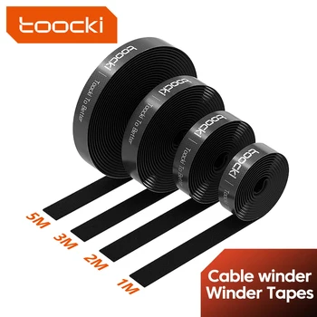 Toocki สายลวด Winder เทปสํานักงานหูฟังเมาส์การจัดการสายไฟ Protector สายสําหรับ iPhone Xiaomi Poco 1