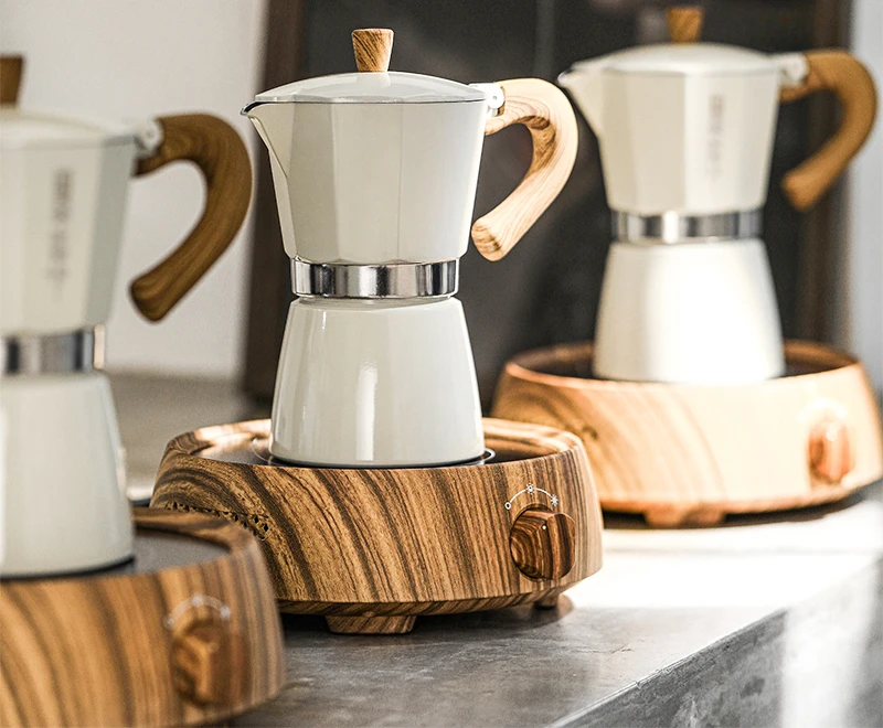 Bomber MHW Coffee Electric Ceramic Stove Household Small Coffee And Tea Making Electric Stove Mocha Pot Portable Head