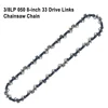 High-Performance 8 Inch Alloy Chainsaw Chain Guide Bar Kit 33 Drive Links 3/8"LP Pitch 0.050" Guide Tooth Thickness Electric Saw 3