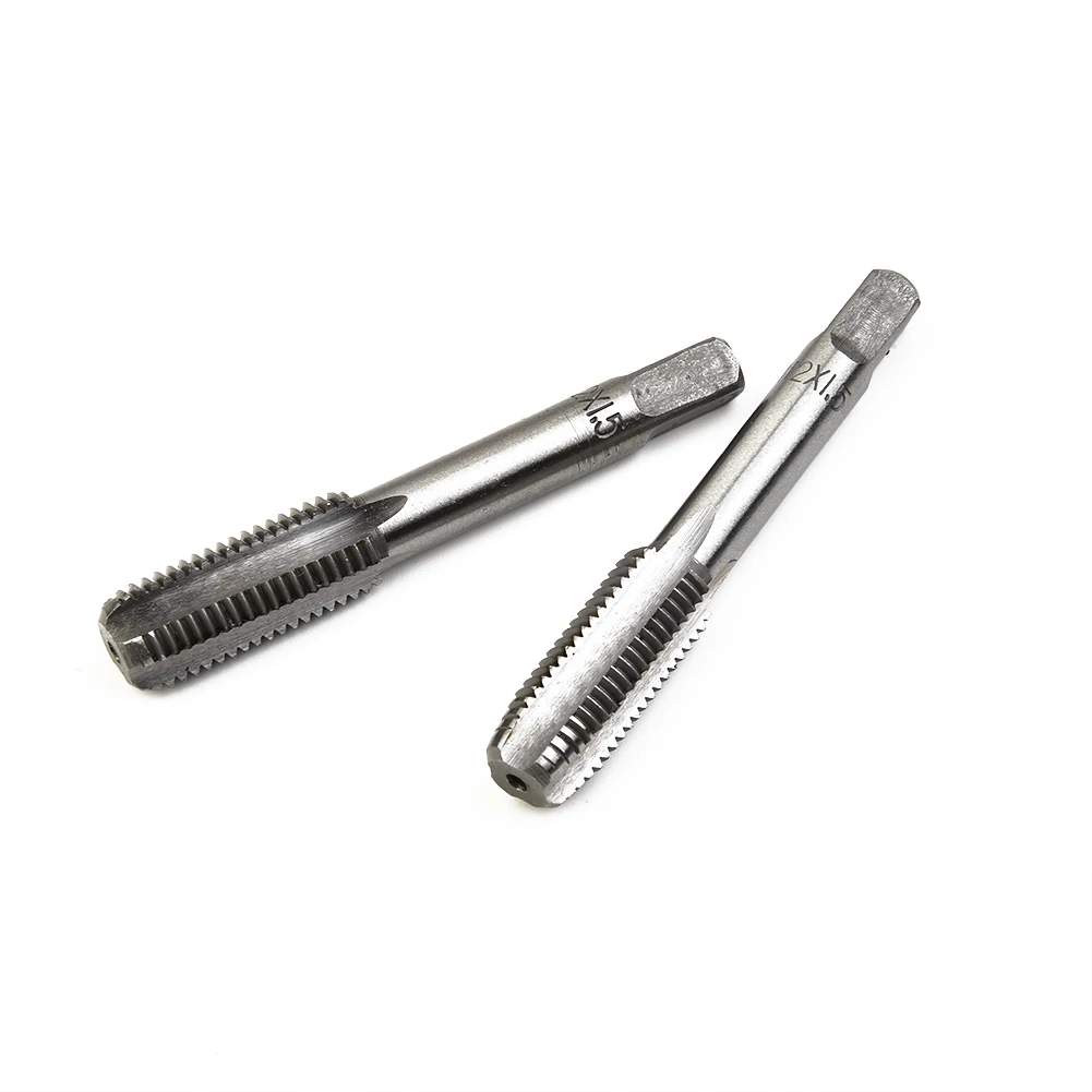 2 stücke Rechtsgewinde Gewindebohrer HSS Maschine Stecker Gewindebohrer Metrische Gewindebohrer Bohrer Gewinde Werkzeug 12mm 14mm 16mm 18mm 20mm Handgewindebohrer Bohrer – Detail 5