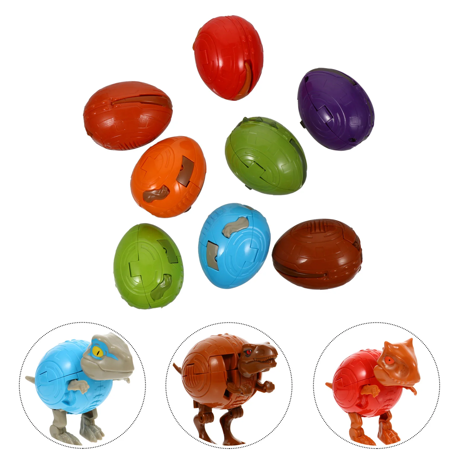 

Childrens Toys Dinosaur Egg Plaything Lovely Out of Shape Cartoon Transform Kids Early Education