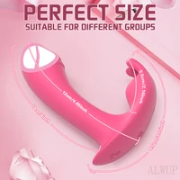 APP-Steuerung G-Punkt-Vibrator für Frauen Klitoris-Stimulator Drahtloser tragbarer vibrierender Dildo Erwachsene weibliches Sexspielzeug für Frauen 4