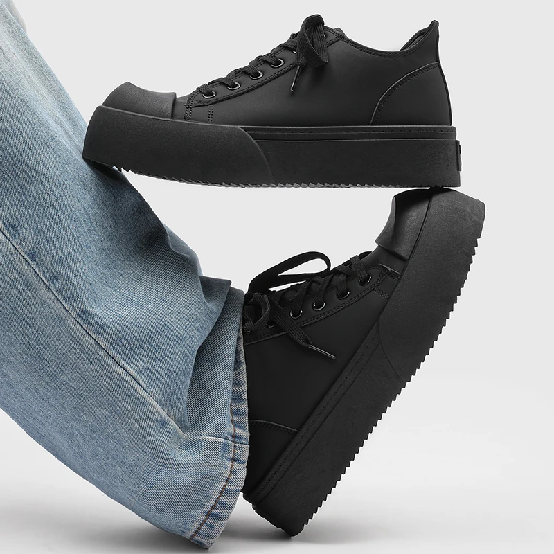 2026 Men Height Increasing High Top Platform Sneakers 8 Cm Elevator Wear-Resistant Korean Street Shoes Zapatillas Deporte 6