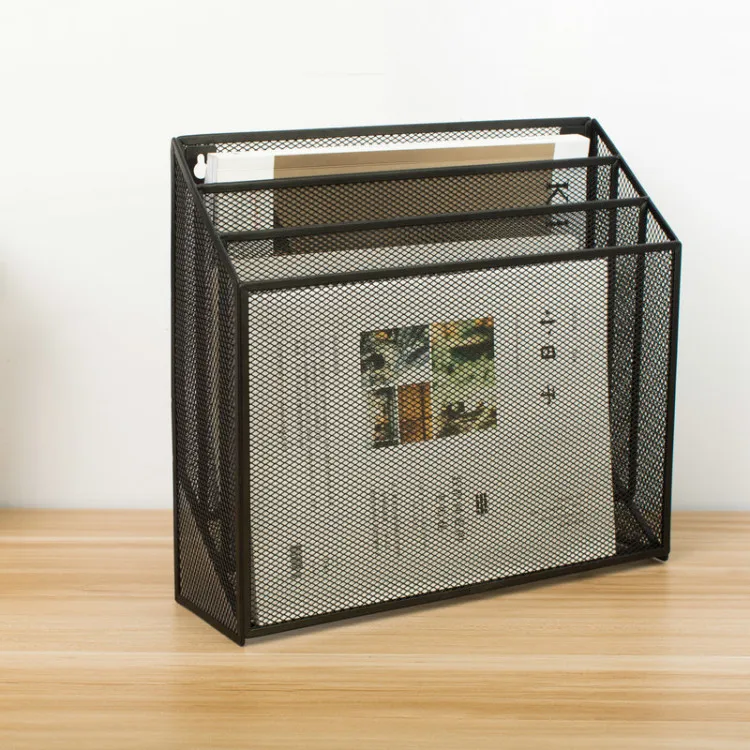 

Multifunctional File Storage Rack, Desktop Newspaper And Magazine Sorting Column, Wall Hanging Rack, Stationery Material Storage