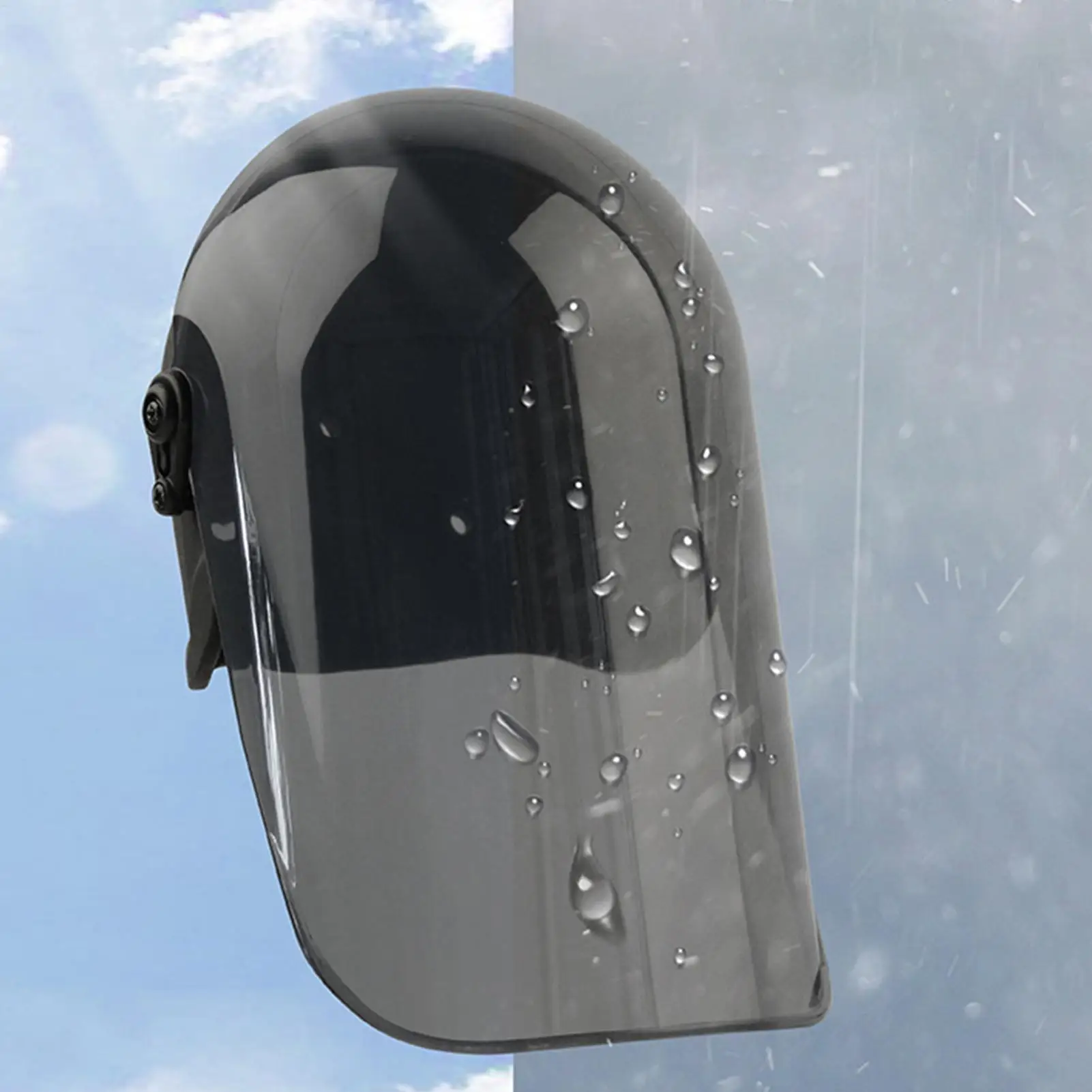 Motorrad Telefon Halter Sonnenschirm Erweiterte Sonnenblende Helm Regendicht Erweiterte Wasserdichte Visier Für Auto Navigation Fahrrad Roller – Detail 6