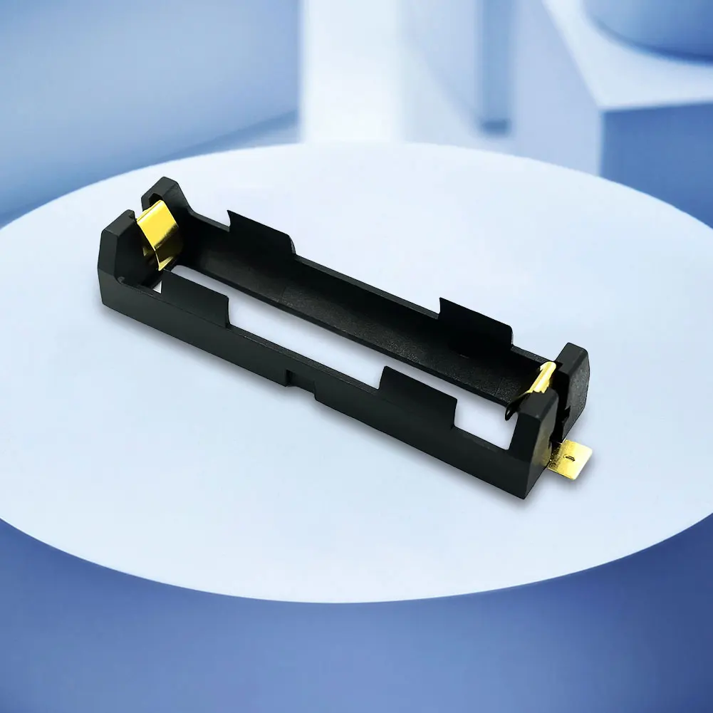 18650 SMT Battery Holder 18650 SMD Battery Box With Bronze Pins Rechargeable Battery Holder Clip Storage Case Power Bank