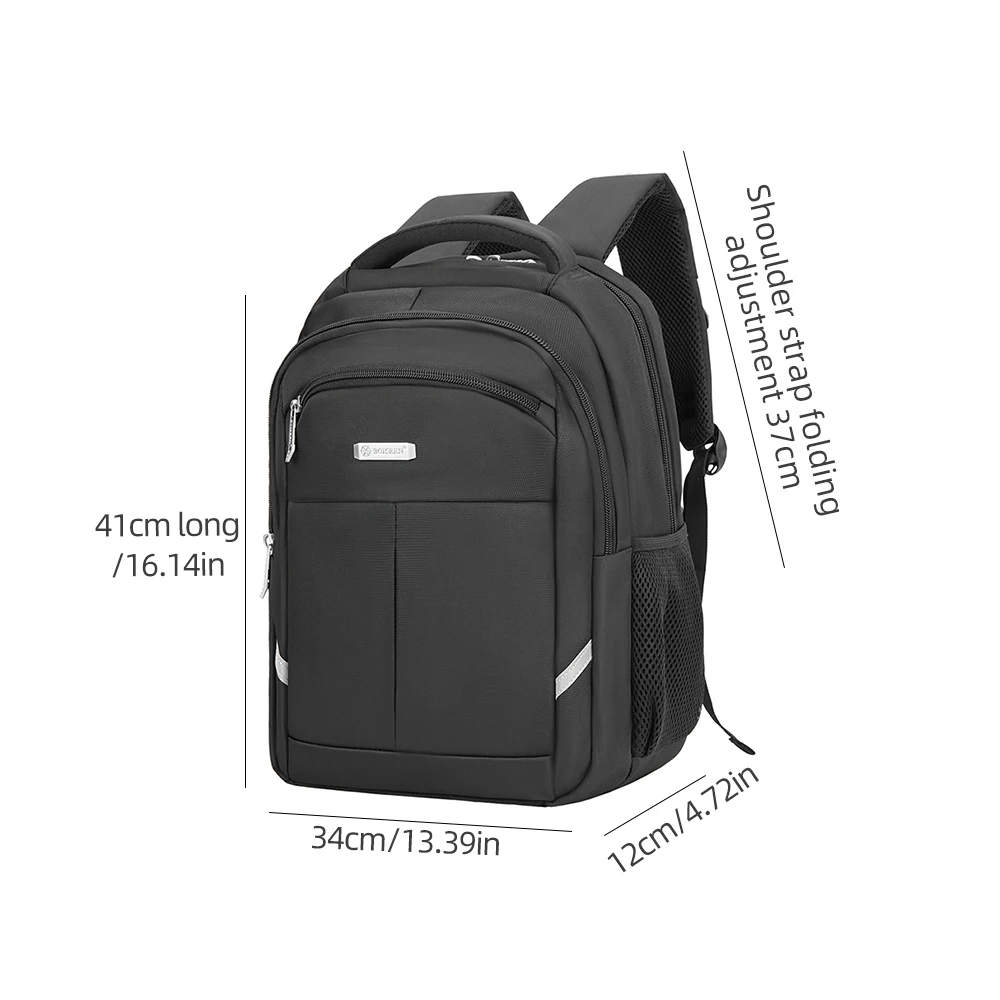1Pcs Large-Capacity Laptop Backpack, Multi-Functional Business Travel Backpack, Multi-Compartment Storage, Unisex
