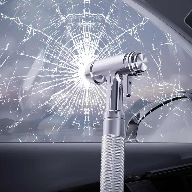 Car Safety Hammer Window Breaker Safety Hammer Car Safety Hammer Metal Auto Emergency Window Glass Breaker Car Life-Saving Escape Rescue Safety Hammer