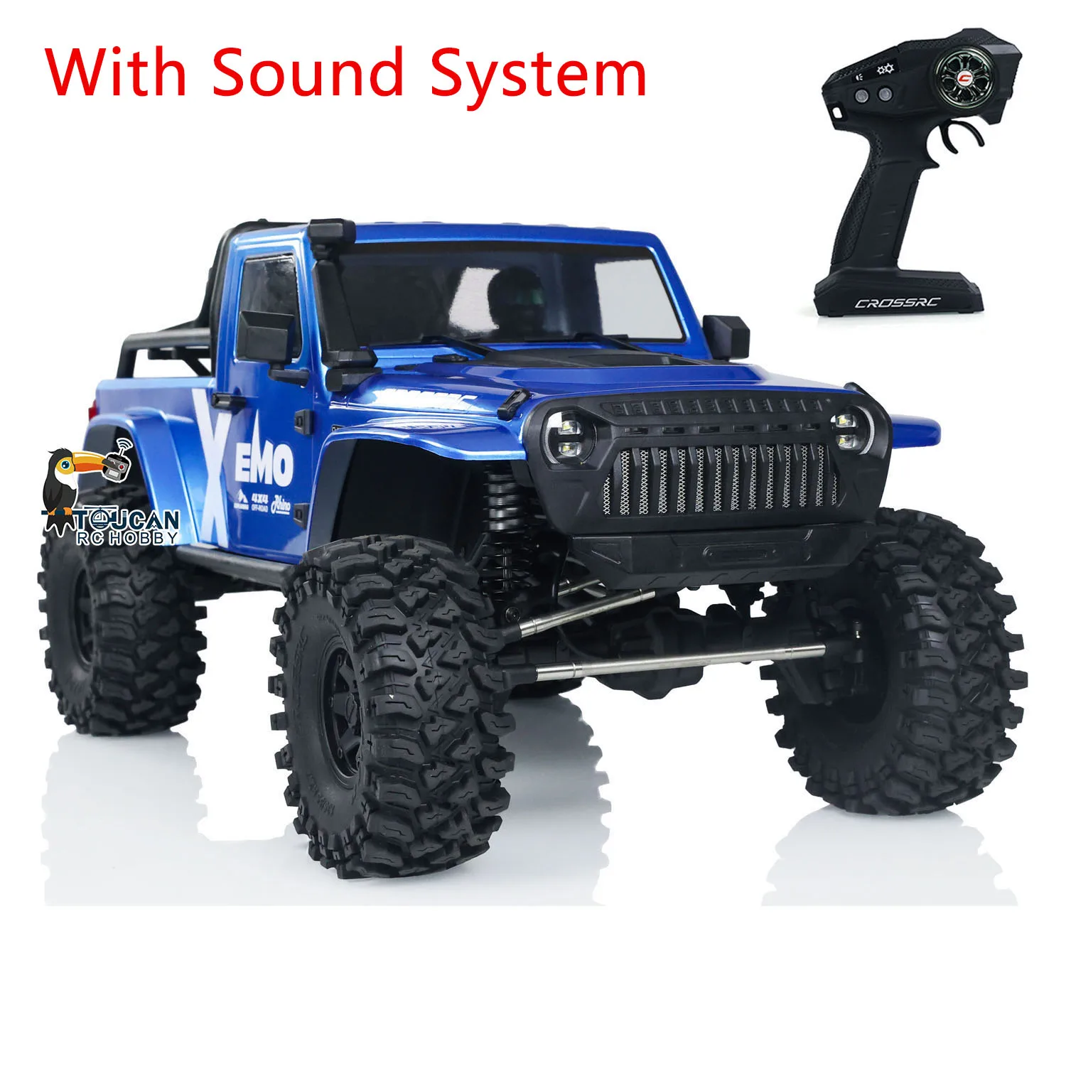 1/8 2 Speed CROSS RC EMOX Off-road Car Vehicle Light Sounds Radio Control Crawler 4WD Light Sound Finished Vehicle THZH2012 2