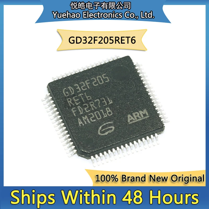 

GD32F205RET6 GD32F205RE GD32F205 GD32F GD32 GD IC MCU LQFP-64
