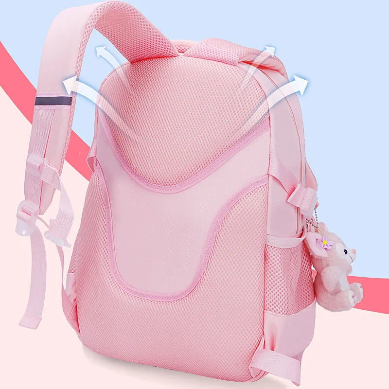 Mochila ligera para niños, bolso escolar impermeable, a la moda, con estampado