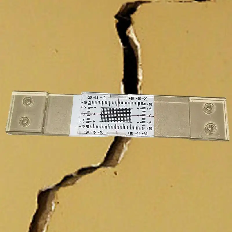 Mountlaser Crack Gauge Monitor, Crack Monitoring Record, 5pcs Crack Monitor, Crack Measure And Record Instrument For Monitoring Wall Deformation And Crack
