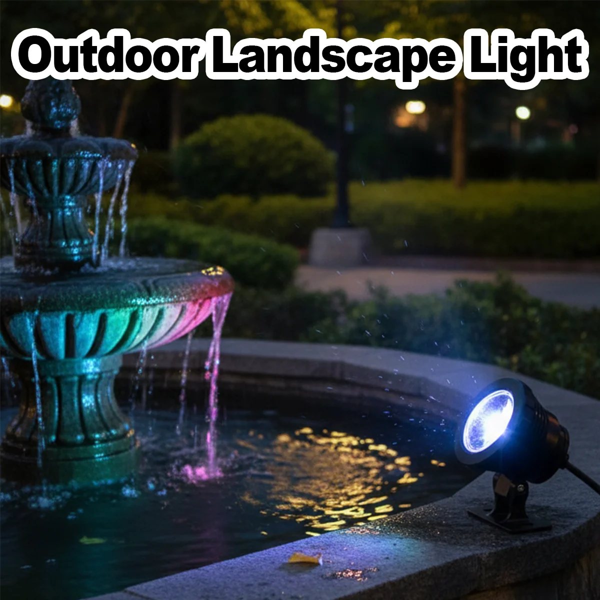 10W 15W RGB LED Flood Light Underwater Waterproof Fountain Pool Pond ...