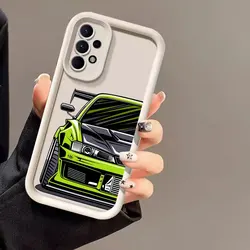Cartoon Tokyo JDM Drift Sports Car Phone Case Cover for Samsung A16 4G(5G) (TYCWH 01)
