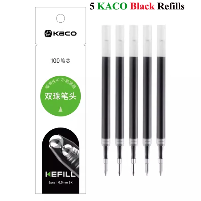 5pcs KACO Blk ink