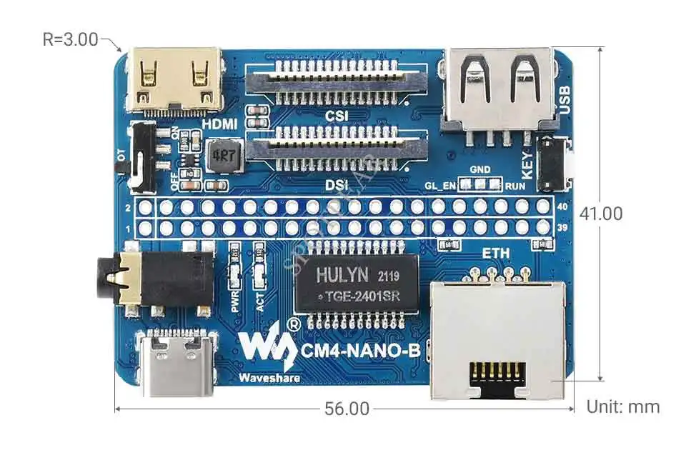 placa base (b), mesmo tamanho que o cm4