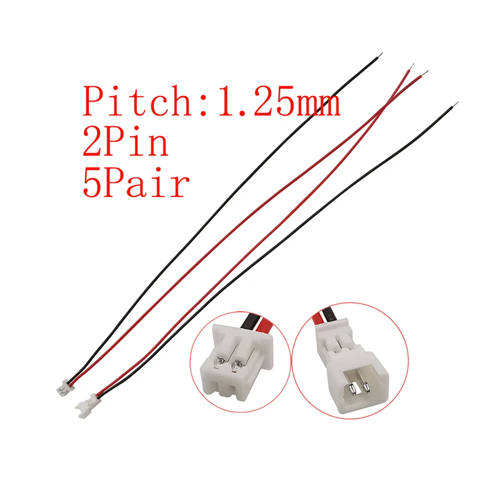 Conector De Enchufe Hembra Mini Micro JST 1,25, 2/3/4/5/6/7/8/9/10/11