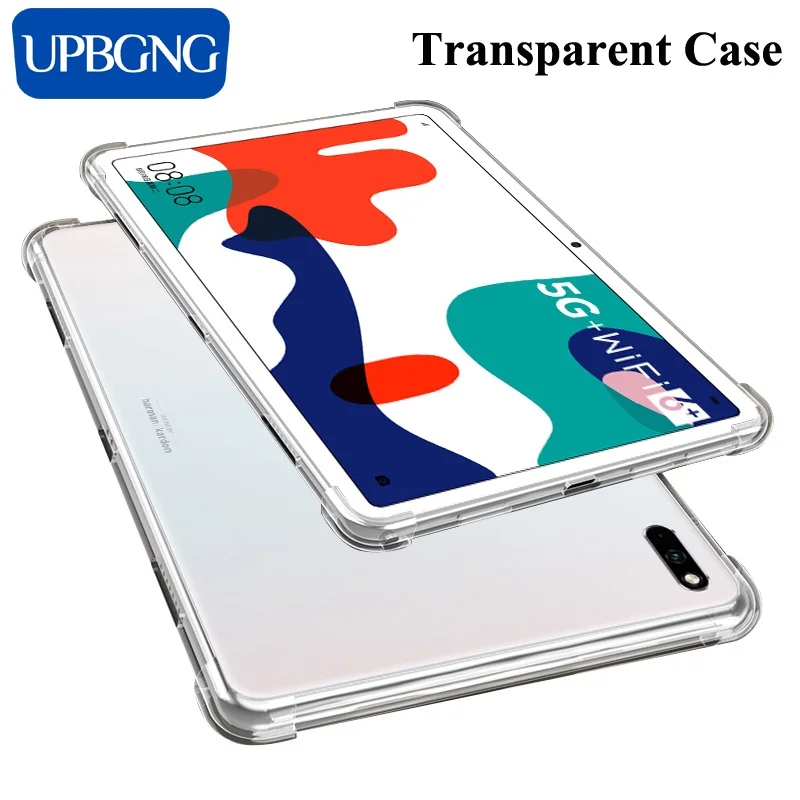 Custodia In Silicone Per Huawei Matepad 10.4 2022 Matepad 11 T10S T10 Paraurti Flessibile Cover Trasparente Trasparente