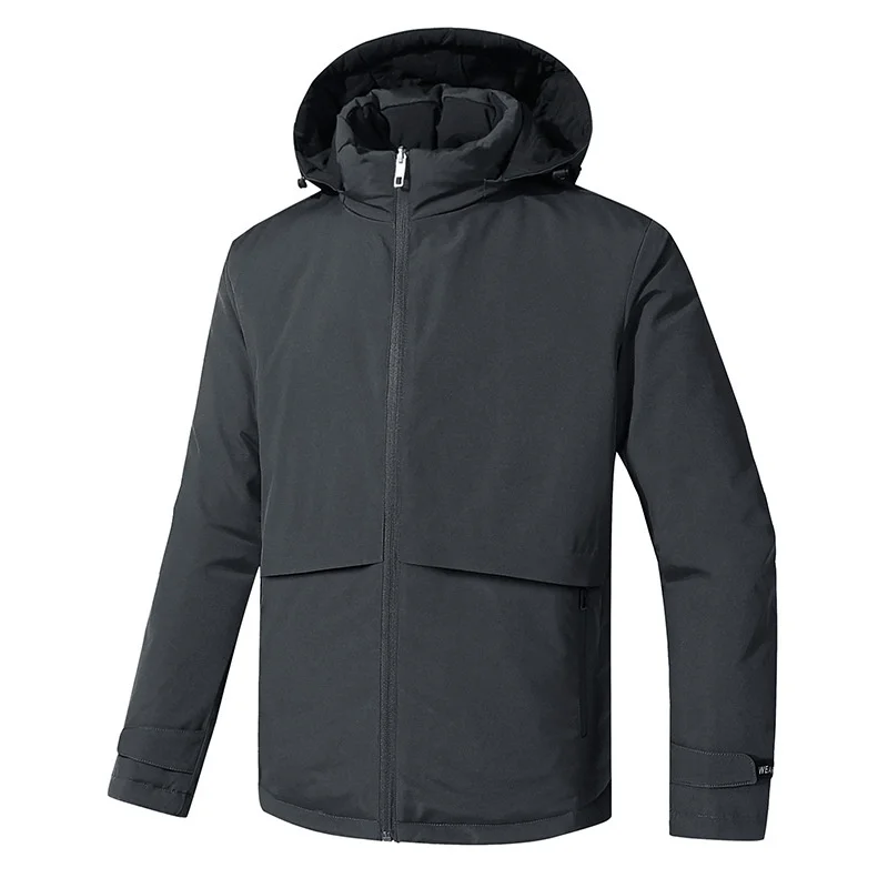 Outdoor Sports Hooded Jacket Military Heating Coat Men's Winter Coat Loose Oversize Jackets Windproof Waterproof Casual Clothing