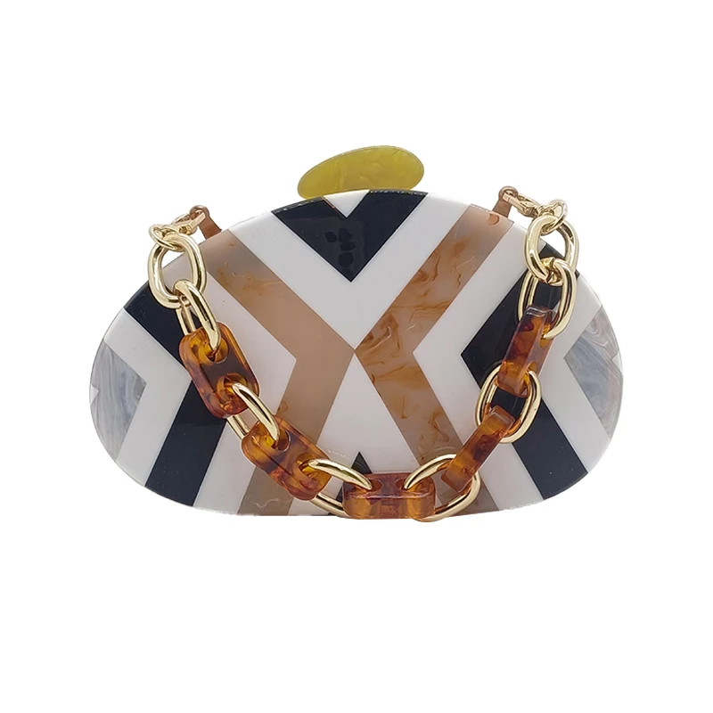 

Acrylic Clutch Bag Ladies Brand Luxury Novelties Card Wallet Casual Evening Shoulder Bag Designer Handbag Toiletry Wedding Pouch