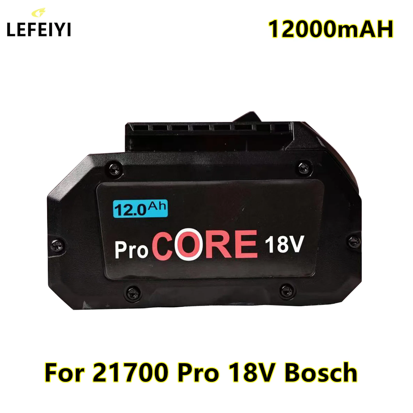 Batteria Di Ricambio Procore 18V 12000Mah, Per Bosch 18V Strumenti Cordless Professionali Bat609 Bat618 Gba18V80 21700 Cell