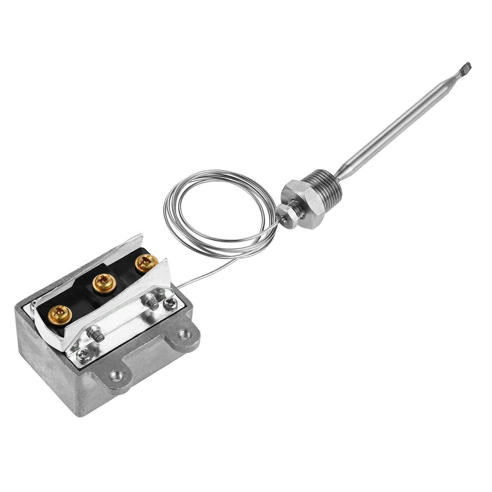 232℃ /450℉ Thermostat High Limit Safety Fryer Switch For 3/8 "-18 NPT 1177 Gas Fryer High Limit Safety Deep Thermostats
