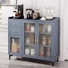Simple Modern Bamboo Kitchen Cabinets For Kitchen Furniture Sideboard With Drawer Luxury Household Multi-layer Storage Cabinet 5