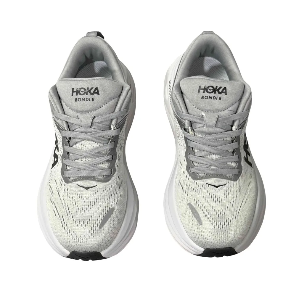 Hoka One One Bondi 8 ȭ Sharkskin Harbour Mist Walking ׷  Ź Ʈ̳ 淮   ȭ