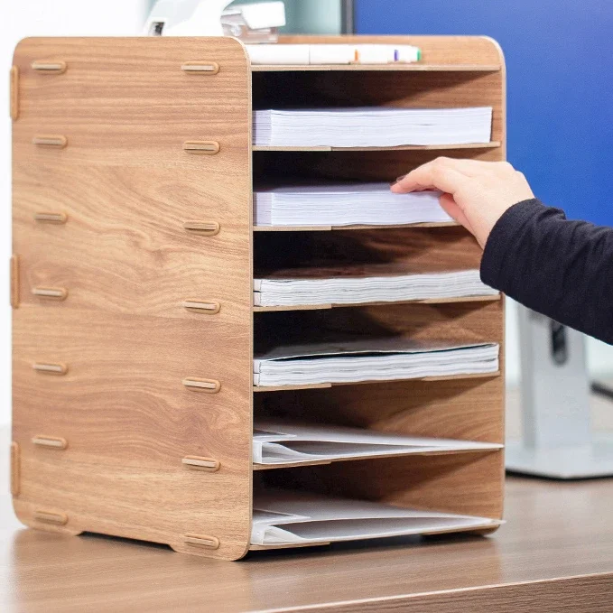 DesktopMultiTierClassificationDeskOfficeShelfFolderShelf