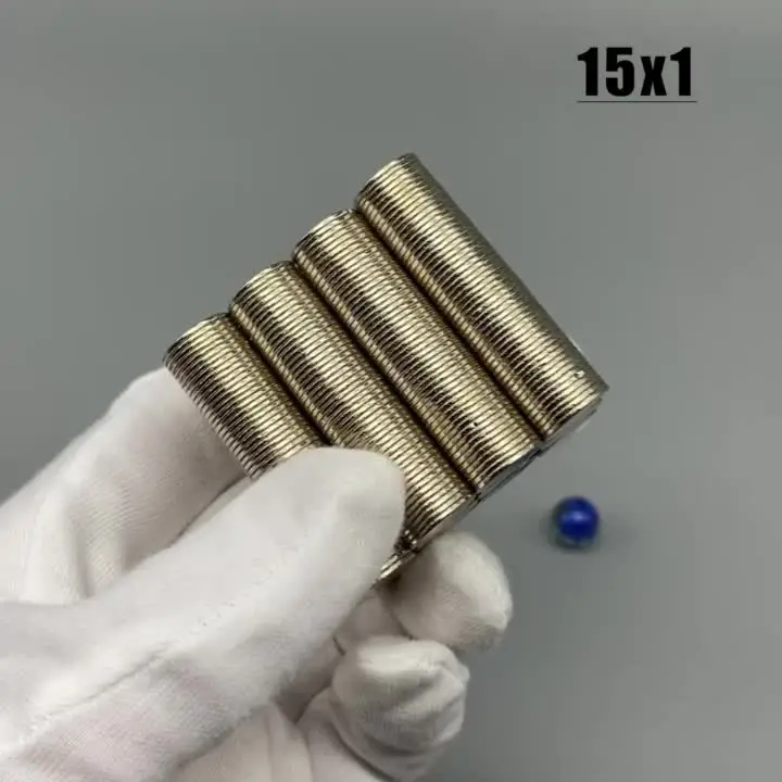 10/50/200/500 adet 15x1mm Mıknatıs Yuvarlak Ince Şekil Buzdolabı Zanaat Beyaz Tahta Buzdolabı Diy Ofis 15*1mm Aksesuar