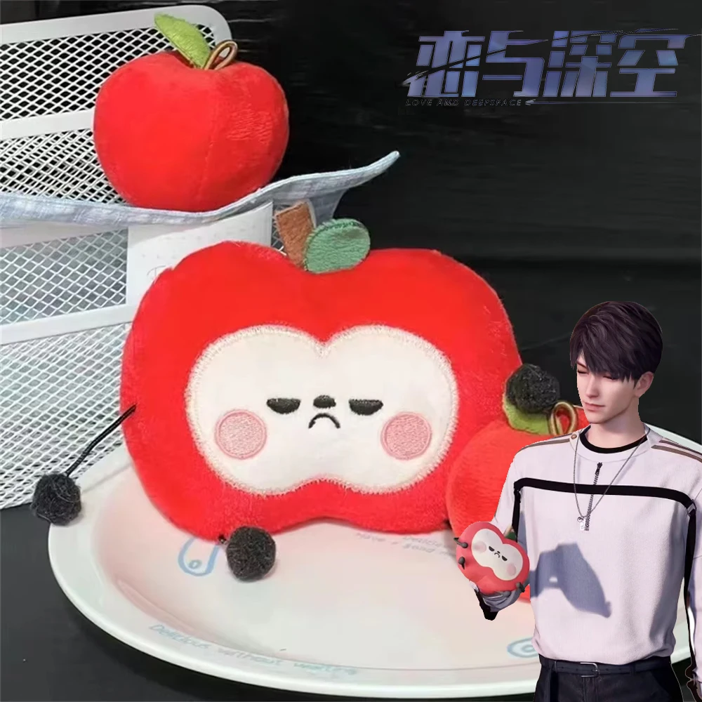 Spiel Liebe und Deepspace Caleb Cosplay Puppe Plüsch Apple Puppen Niedliche Cartoon Figur Weihnachten Dekoration Zubehör