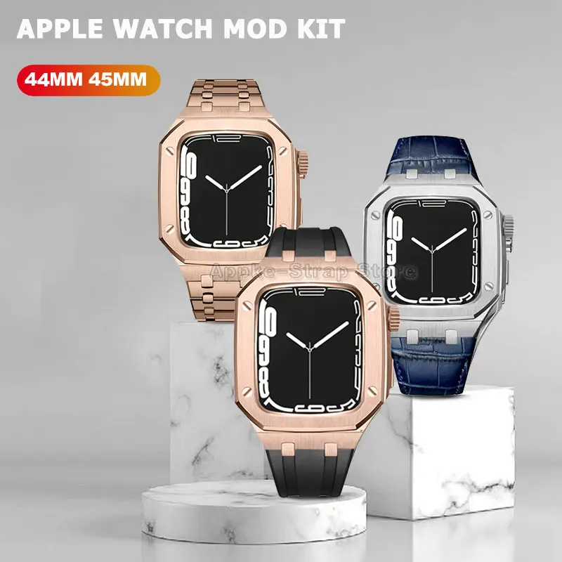 Apple Watch modキット用ステンレス鋼,45mm Apple Watch modキット用ステンレス鋼,45mm