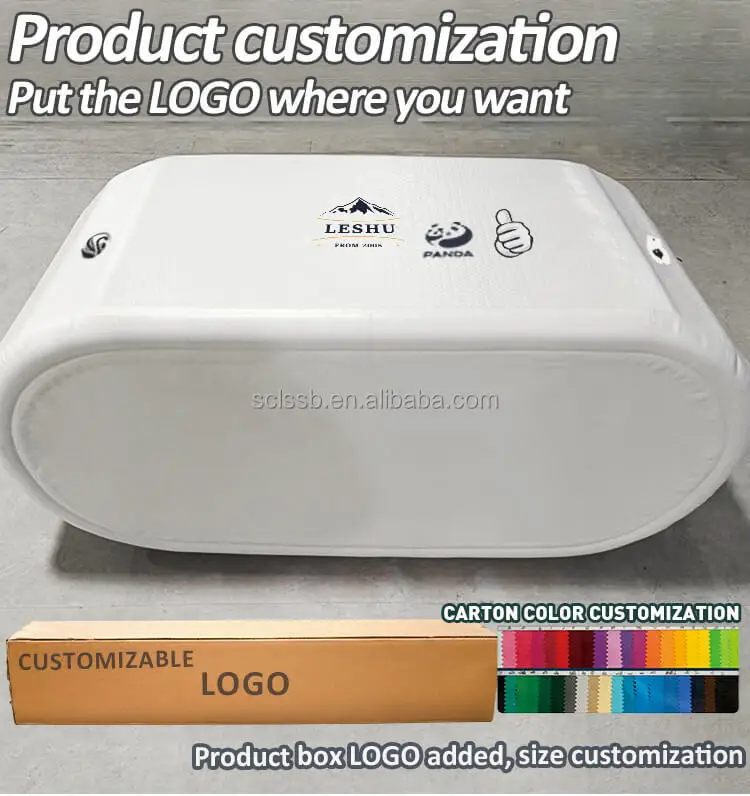 Sports Recovery Ice Inflat Bath Chiller Ozone Inflatable Ice Bath Tub With Cooling System